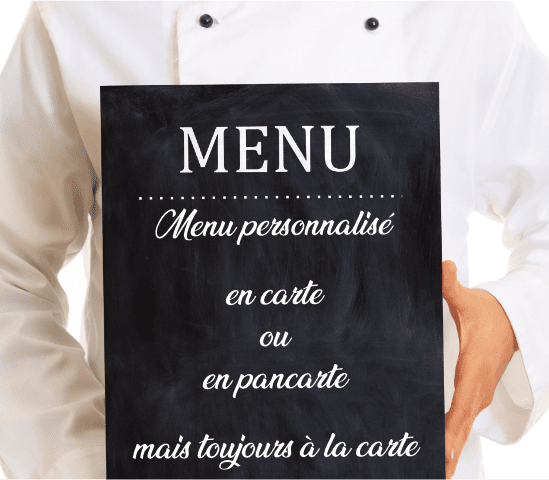 menu restaurant imprimé